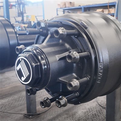 Gandar Treler Ringan Jinsheng Bahagian Treler Belakang Gandar 14T Untuk Dijual